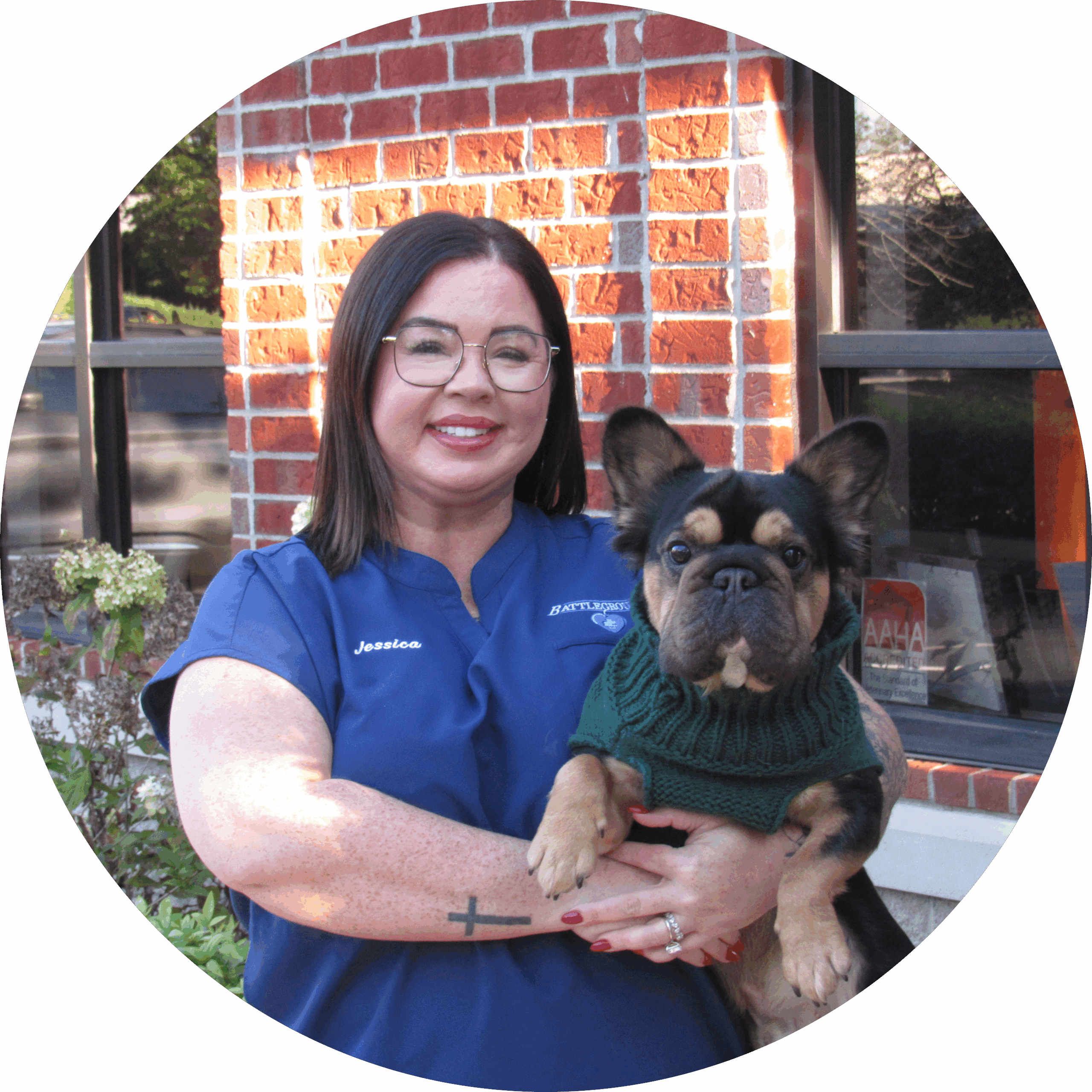Ellie, Receptionist at Battleground Hospital for Animals